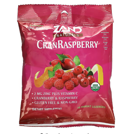 CranRaspberryn Herbal Lozenges
