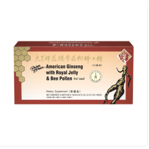 American Ginseng with Royal Jelly & Pollen