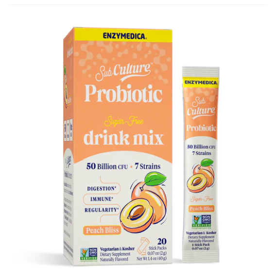 SubCulture™ Peach Bliss Probiotic Stick SINGLE