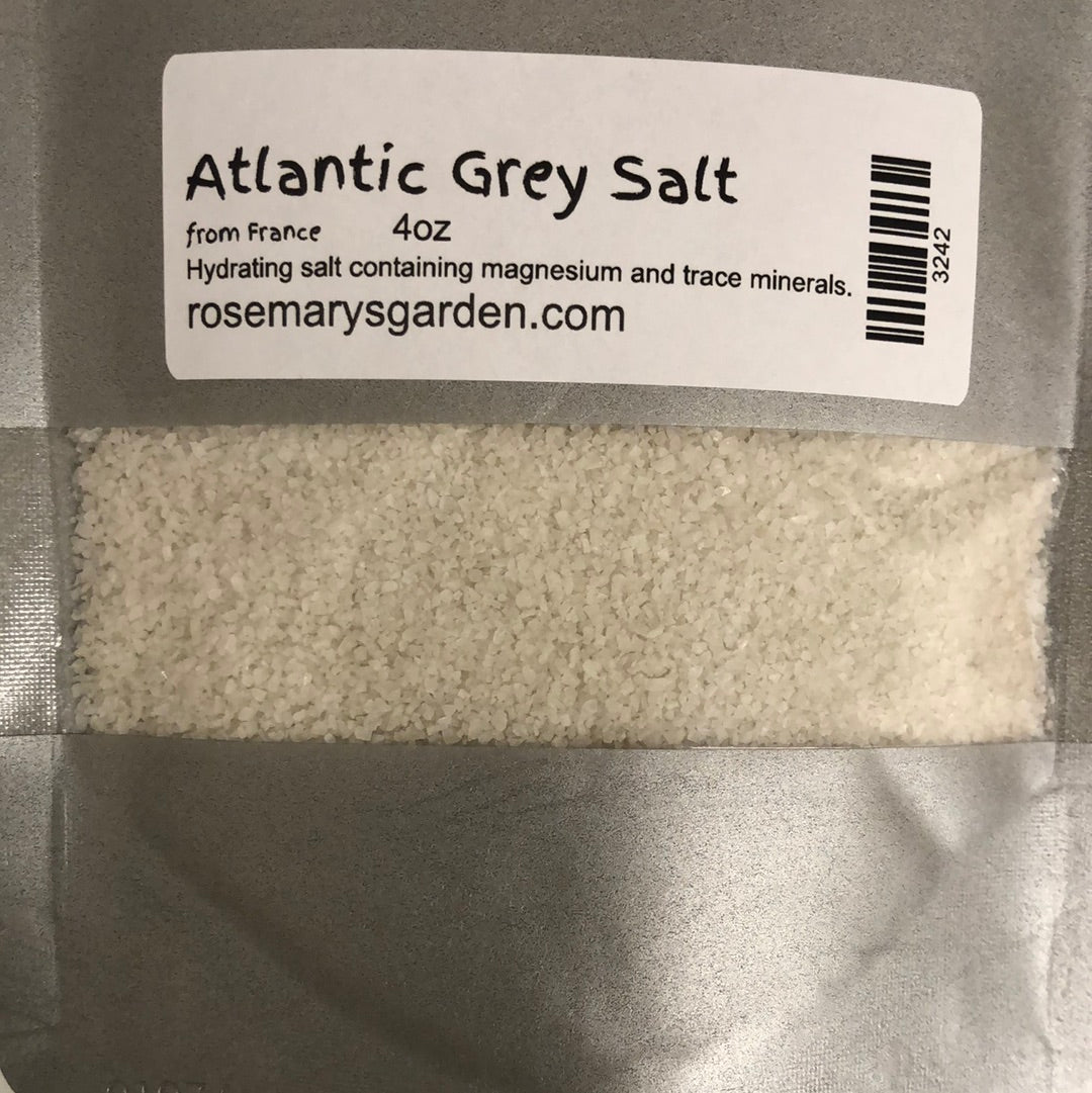 Atlantic Grey Salt FINE Grain 4oz.