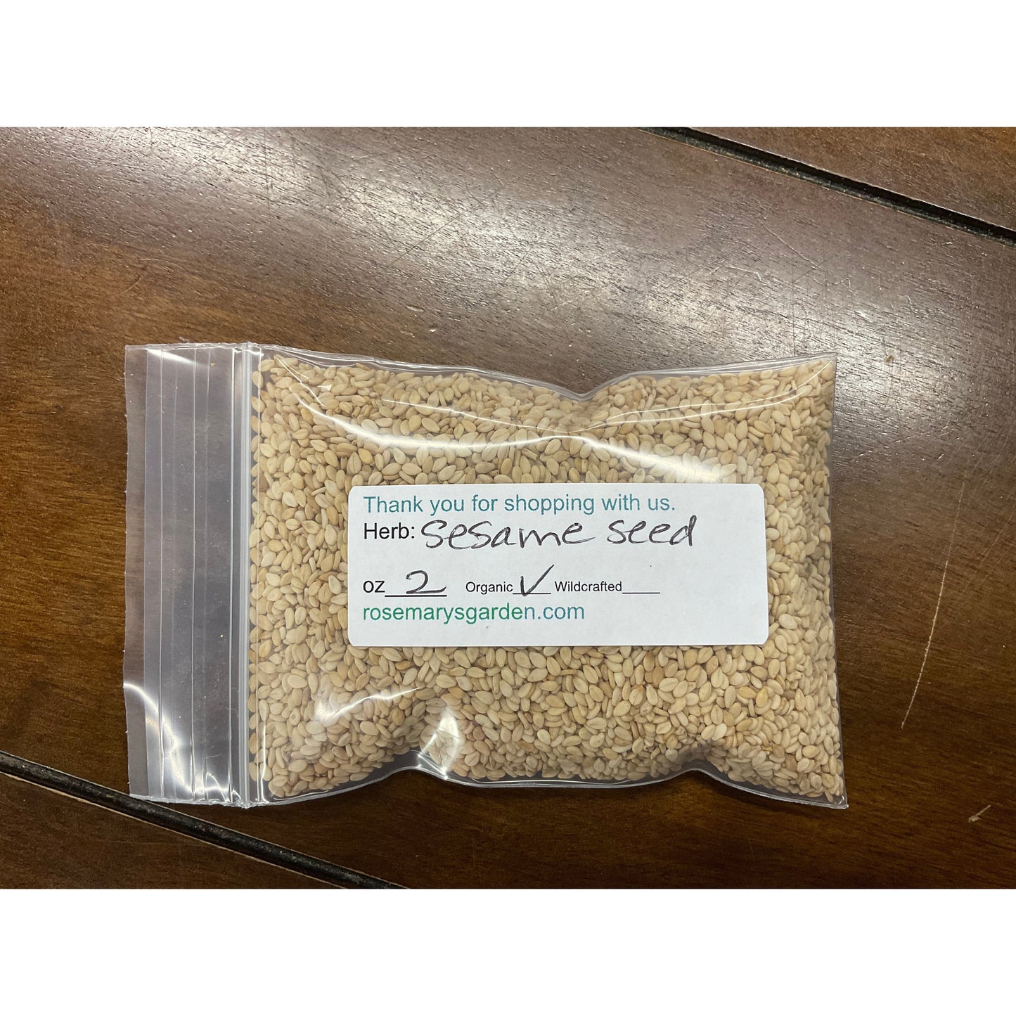 Sesame Seeds Natural Organic 2oz packet