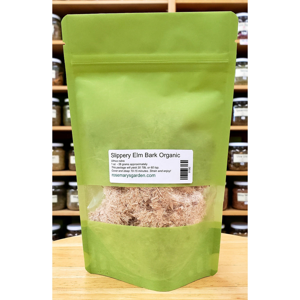 Slippery Elm Bark Shredded Organic 1 oz