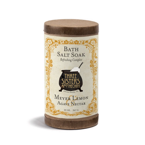 Bath Salt Soak Meyer Lemon Agave Nectar