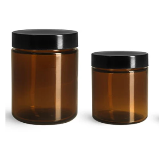 
                  
                    Amber Salve Jars
                  
                