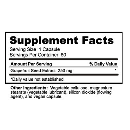 Grapefruit Seed Extract Capsules 250mg