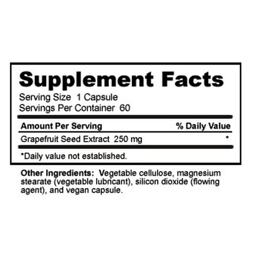 
                  
                    Grapefruit Seed Extract Capsules 250mg
                  
                