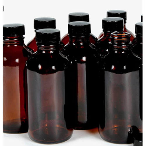 
                  
                    Amber 1 oz. Glass Bottles
                  
                