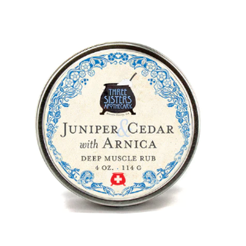 Deep Muscle Rub Juniper & Cedar with Arnica 4oz