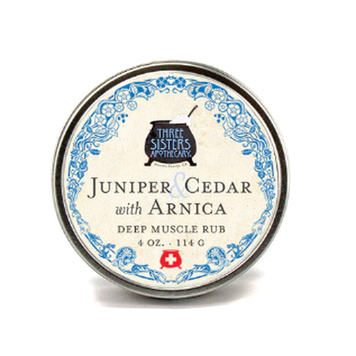 Juniper Cedar with Arnica Deep Muscle Rub 4oz