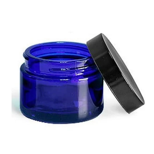 
                  
                    Blue Glass Jar Lid 1oz
                  
                