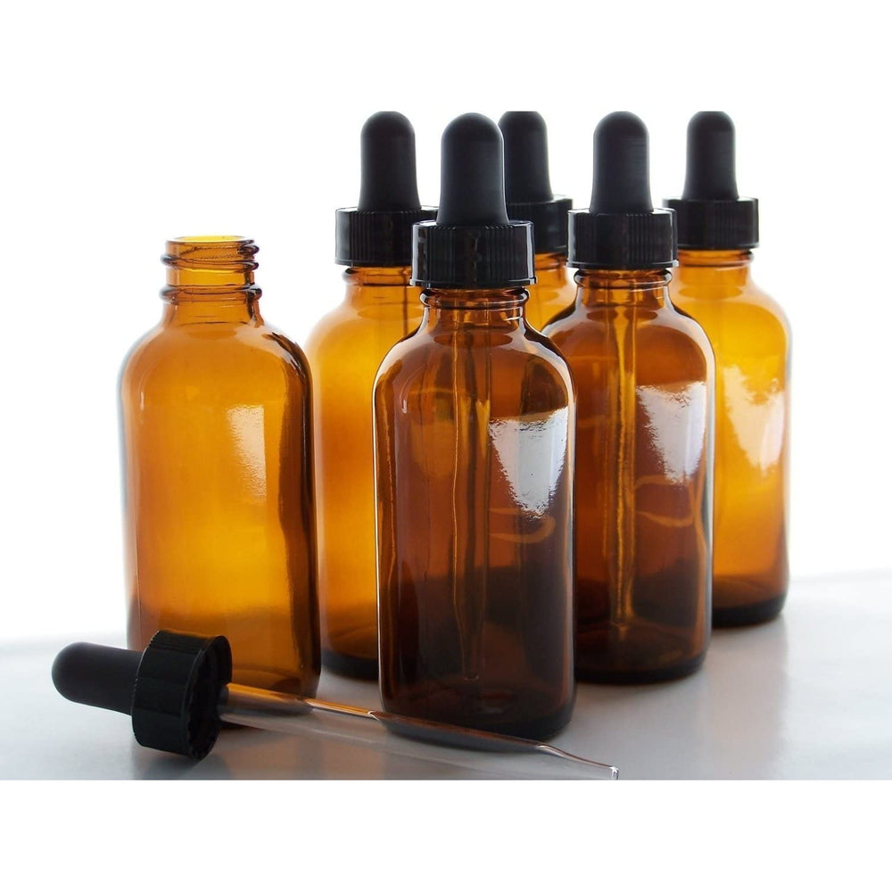 Amber 1 oz. Glass Bottles