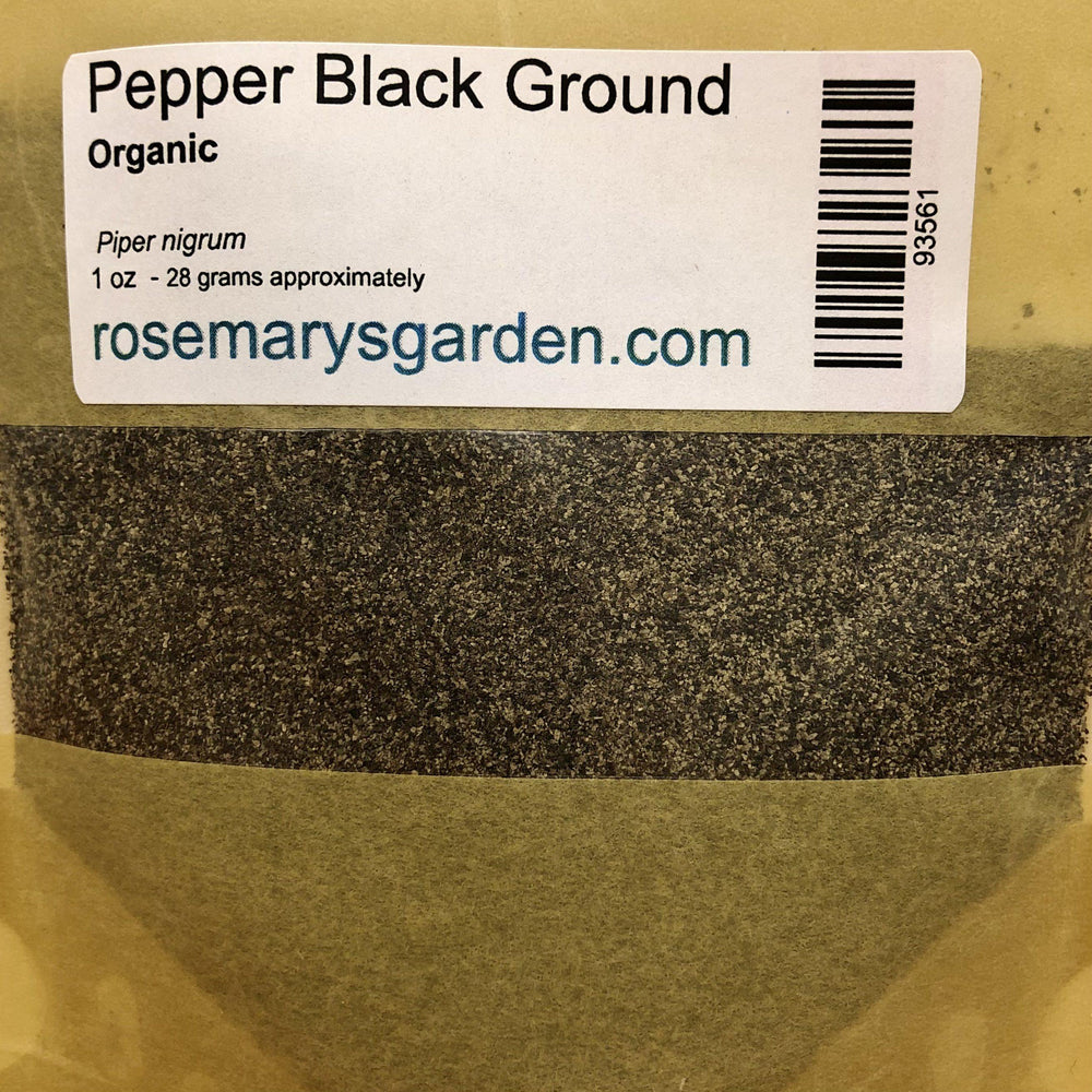 Pepper Black Ground Organic 1oz