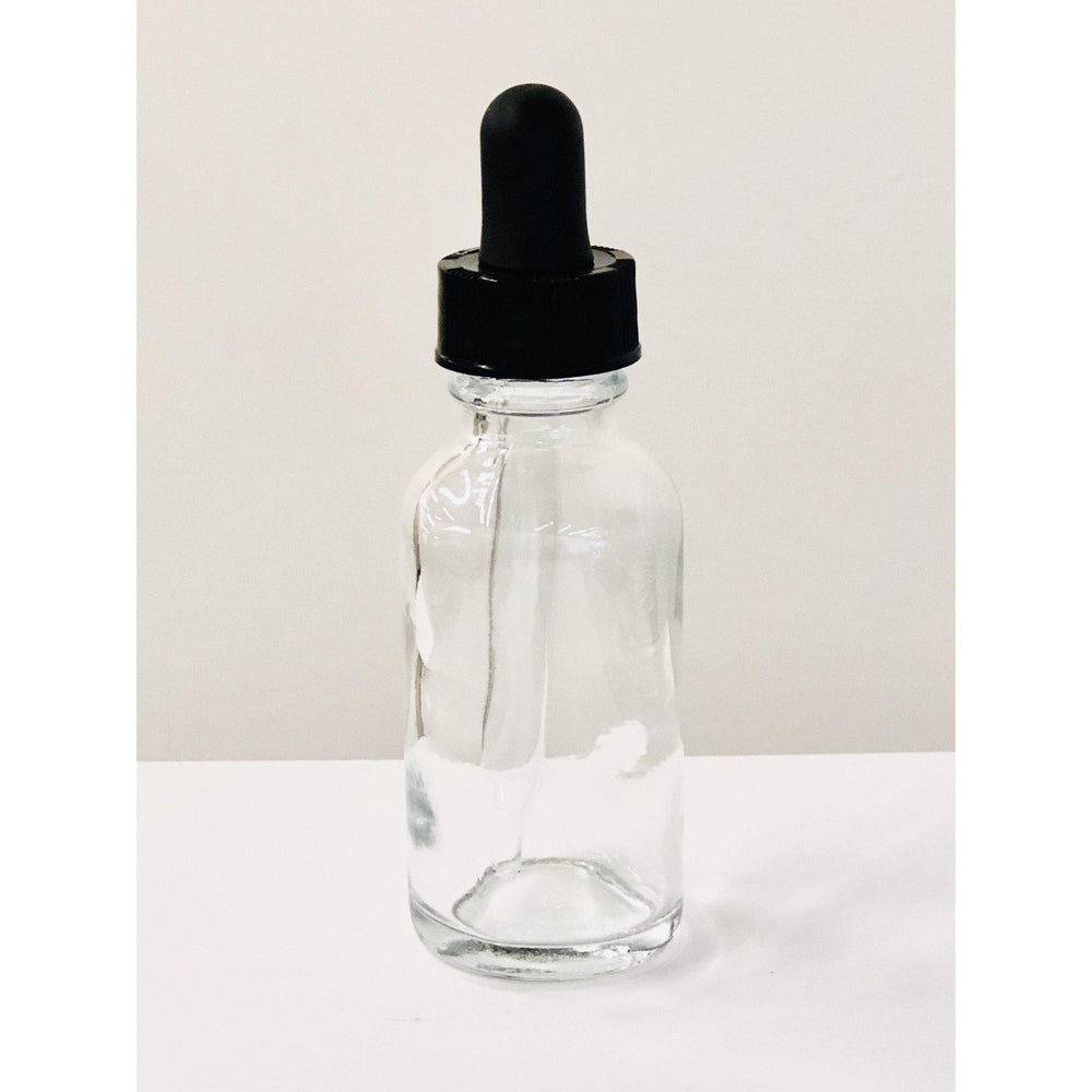 Clear 1 oz. Glass Bottles