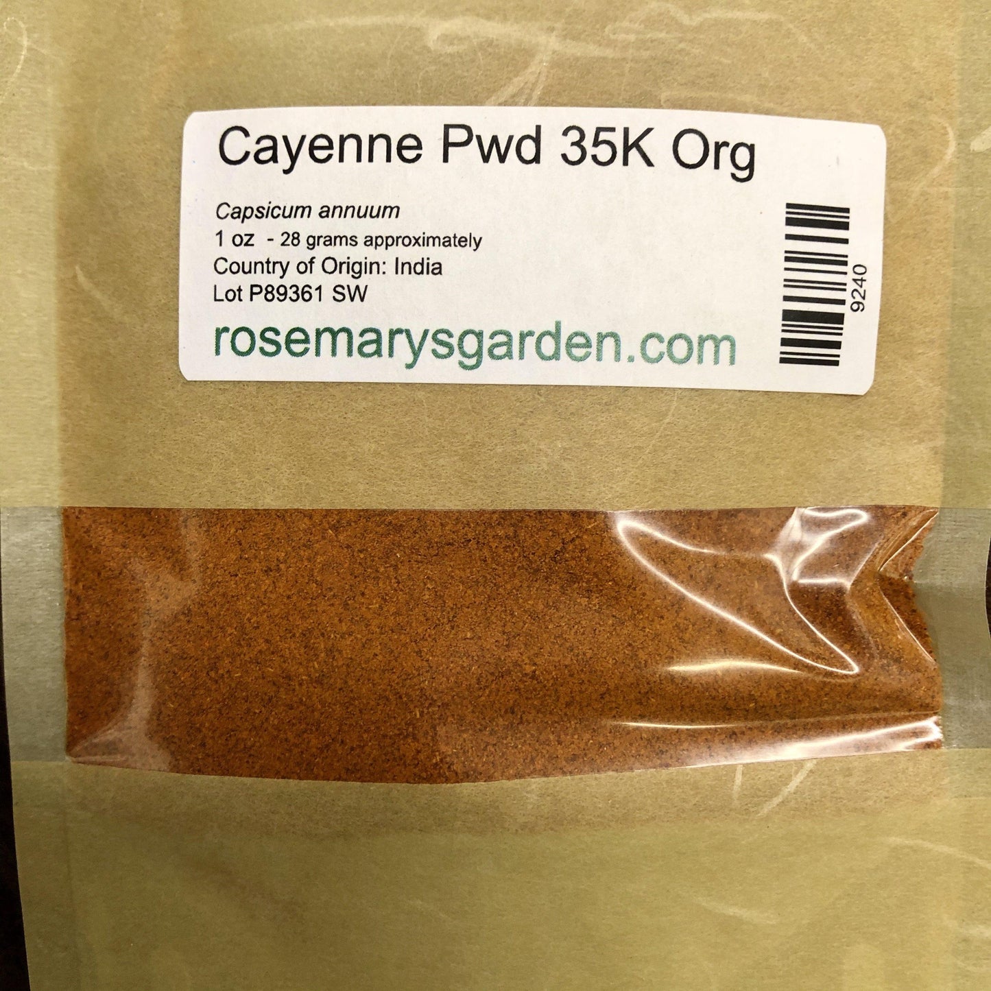 Cayenne 35K H.U. Organic 1oz
