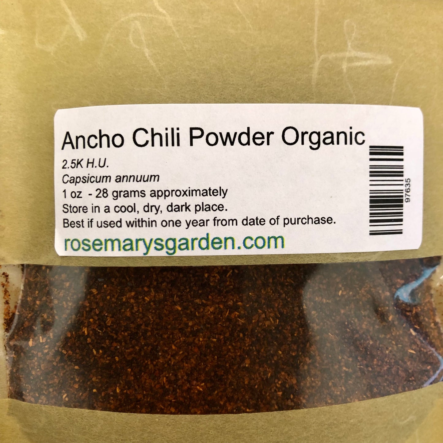 Chili Powder Ancho Organic 1oz